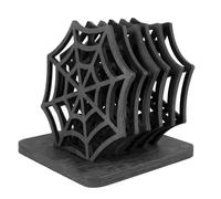 Decoración de mesa de posavasos de araña Posavasos de telaraña espeluznantes Mantel individual de Halloween festivo para decoración del hogar