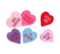 Decoración de mesa en forma de corazón, letrero de San Valentín en forma de corazón, centros de mesa de boda, para comedor, sala de estar, dormitorio, aniversario de boda, fiesta, estante para parejas