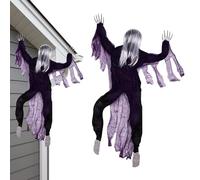 Decoración De Muertos Trepadores: Gran Escala, Resistente A La Intemperie, Artesanía Detallada, Apariencia Auténtica | Accesorio De Halloween Al Aire Libre Para Casa Encantada, Exhibición De J