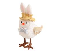Decoración de muñecos de búho de dibujos animados, adorno de estatuilla de juguete de Pascua con luz LED, adorno para del hogar, decoración del centro comercial, regalo de Año Nuevo 2024, búho