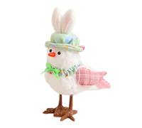Decoración de muñecos de búho de dibujos animados, adorno de estatuilla de juguete de Pascua con luz LED, adorno para del hogar, decoración del centro comercial, regalo de Año Nuevo 2024, búho