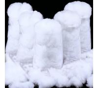 Decoración de nieve falsa de Navidad, fibra artificial de algodón para decoración de interiores, mantas de nieve resistentes al fuego para manto de invierno, aldea, belén, decoración de Navidad (799.5