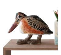 Decoración de pájaros para el hogar, divertida estatua realista, figuras de pájaros de Woodcock decoración del hogar estética | para estante de mesa, dormitorio, sala de estar, oficina, granja