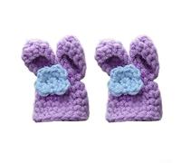 Decoración de palanca de freno de bicicleta hecha a mano, bonitas fundas de sombrero de dibujos animados para manubrio de bicicleta de carretera para niños, adorables accesorios de hilo con cuerdas de