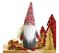 Decoración de Papá Noel, Figuras hechas a mano Muñecas Estatua, Decoración de Papá Noel - Para Interior Jardín Ventana Mesas Vacaciones Oficina Halloween Acción de Gracias