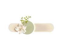 Decoración de pared 3D con luces LED, escultura moderna de gran tamaño con textura de arenisca, adorno de pared iluminado para sala de estar, dormitorio, entrada (verde, 140 x 42 cm / 55,1 x 16,5 pul