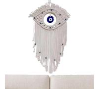 Decoración de pared Boho Dream Catcher,Atrapasueños Boho - Decoración para colgar en la pared,Atrapasueños de mal de tejido en macramé, atrapasueños colgante en la pared, arte de pared para decoración