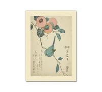 Decoración de pared botánica vintage, impresiones artísticas japonesas de flores y pájaros, pósteres florales de naturaleza, imágenes estéticas para decoración del hogar y dormitorio (SKU2,50.8 x 76.2