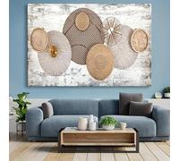 Decoración de pared clásica Art Déco vintage, lienzo con impresión artística de paisaje retro para sala de estar, dormitorio, hogar, oficina, cocina (50 x 100 cm)