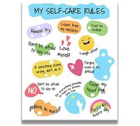 Decoración de pared con citas positivas de autocuidado, citas motivacionales para mujeres, decoración de pared inspiradora para aula, regalos de aliento estimulantes para mujeres, niñas, adolescentes,