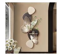 Decoración de pared con mariposa en 3D, escultura de pared moderna con textura de arenisca, decoración colgante grande sin marco para sala de estar, dormitorio o recibidor (gris, 150 x 68 cm / 59 x 2