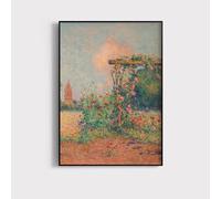 Decoración De Pared Con Motivos Botánicos Para Sofás, Pinturas Decorativas Para Cajas De Contadores Eléctricos, Pinturas Al Óleo De Paisajes Para Salones Y Dormitorios, Arte Mural Moderno(H,30x40cm)