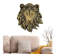 Decoración de pared de animales de resina, diseño de cabeza de animal
