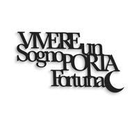 Decoración de pared de madera de amor Vivir un Sueño con texto en madera para colgar en la pared para cocina, dormitorio, hoteles, complemento de decoración para la casa