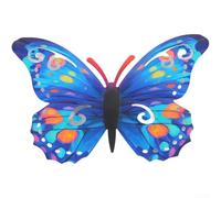Decoración de pared de mariposa de hierro de 8 piezas para espacios al aire libre, incluyendo para pared de valla y decoración colgante de poste de jardín
