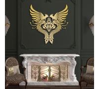 Decoración de Pared de Metal con diseño de fénix, Dos fénix, decoración de Aves, Letrero Bohemio de pájaro, para Sala de Estar, Dormitorio, Regalo de inauguraci