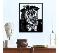 Decoración de Pared de Metal, Pablo Picasso, Mujer Llorando, Pablo Picasso, decoración de Pared, decoración de Pared Moderna para Sala de Estar y Dormitorio (99