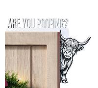 Decoración de pared de para esquina de puerta - Panel de madera estilo granja ¿Está en tren hacer cacacacacaca? | Panel de pared | Para dormitorio cocina baño oficina casa granja esquina