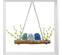 Decoración de pared de vidrio marino - Auténtico colgante decorativo hecho a mano | Arte artístico de de de mar para pared para ventanas interiores y exteriores, jardín, patio, patio