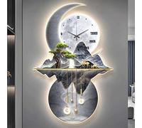 Decoración de Pared Estereoscópica 3D con Luz LED, Pintura Artística con Iluminación Ambiente, Adornos de Pared para Sala de Estar, Pasillo, Dormitorio,A,100 * 150cm