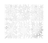 Decoración De Pared Estrellas,3D Acrílico 78 Piezas Decoración Extraíble - Pegatinas de Pared para Niñas,Para Dormitorio Estudio Navidad Estudiante Apartamento Vacaciones Cumpleaños Fiesta Oficinas