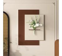 Decoración de Pared Grande de Arenisca para Sala de Estar, Aplique de Pared, Pintura de luz, Mural Colgante de Pared, esculturas de Pared Simples y Retro para Comedor y Dormitorio.