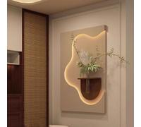Decoración de Pared Grande para Sala de Estar, Fuente de alimentación, esculturas de Pared de paisajes creativos, Aplique de Pared, decoración Moderna para el hogar.