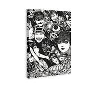 Decoración de pared Junji Ito Collage por Mother Dot Canvas Poster Dormitorio Oficina Decoración de Regalo Decoración de Cuadro Cuadro Cuadro Cuadro Cuadro Cuadro Cuadro para Sala Dormitorio