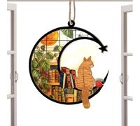 Decoración de pared para colgar en la pared, decoración de la puerta del gato, decoración de ventanas, decoración para el hogar, decoración para gatos, 20 cm