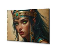 Decoración de pared para el hogar, reina del Nilo: un cuento de faraón misterioso, lienzo decorativo para decoración de pared para sala de estar (30 x 40 cm)