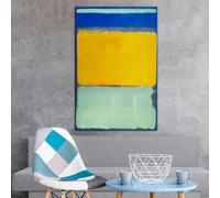 Decoración de pared Póster de Mark Rothko Impresión de Rothko Arte abstracto Impresión abstracta Arte vintage Póster minimalista Diseño de interiores 30 x 50 cm Sin marco