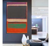 Decoración de pared Póster de Mark Rothko Impresión de Rothko Arte abstracto Impresión abstracta Arte vintage Póster minimalista Diseño de interiores 70 x 110 cm Sin marco
