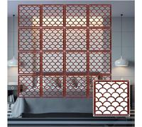 Decoración de particiones para el hogar divisor colgante, separador de plástico de madera, escultura de comedor que no se desvanece pantalla decorativa para sala de estar separadores colgantes de