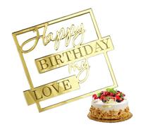 Decoración de pastel de cumpleaños, decoración de pastel - Topper de cumpleaños de amante, Decoración de de cumpleaños My Love, de cumpleaños para amantes