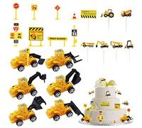 Decoración de Pastel Excavador Cumpleaños Decoration Happy Birthday Cake Topper Tractor Decoración de Pastel Excavadora para Regalos Niños Cumpleaños uego de Decoración de Pasteles