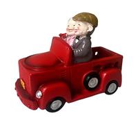 Decoración De Pastel Para Un Par De Personas Mayores: Figuritas Antiguas De Pareja Casada, Estatua De Resina De Pareja | Adornos De Boda Vintage, Figuras Sentadas Sentadas En Un Coche Viejo