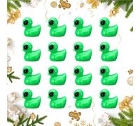 Decoración de patos, 100 piezas de figuras de patos extraterrestres - Linda figura de animales para escritorio, jardín, aula, fiesta, decoración de Navidad