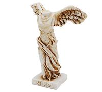 Decoración de pecera con alas de la victoria de Samotracia Decoración de pecera Escultura Estatuas Figurine Antigua Grecia Reptil Tortuga Lagarto Tanques de araña Terrario Estatua Decoración Ornamento