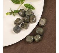 Decoración de piedra mineral de cuarzo de cristal natural para decoración de Feng Shui, decoración de la casa, poner un regalo, labradorita, 100 g