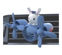 Decoración de piloto animal - Desodorante de ventilación de hélice | giratoria, diseño de piloto de oso | Ambientador de aire de aromaterapia, clip de salida de aire para decoración int