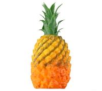 Decoración de piña artificial, figura realista de frutas falsas para el hogar, cocina, dormitorio, estante de encimera, accesorios de adorno de PVC tropical para fotografía y educación,