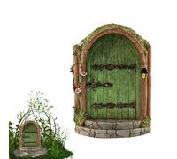 Decoración de puerta de hadas - Accesorios en miniatura del jardín, cuento de hadas | Cabaña mágica en miniatura, ambiente mágico al aire libre con estilo fantasioso, decoración ideal Jardín de hadas