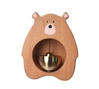 Decoración De Puerta Magnética, Timbre De Madera, Adorno De Entrada(Beech wood)