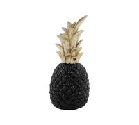 Decoración de resina de piña, acento de estilo nórdico, adorno creativo de granja, moderno y rústico, estatua de piña pastoral, decoración del hogar, centro de mesa para sala de estar, ducha, boda