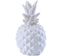Decoración de resina de piña de estilo nórdico para el hogar, adorno de escritorio, cumpleaños, moderno, minimalista, frutas tropicales para escultura, luz de lujo para pieza de acento para estante de