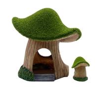 Decoración de resina para acuario, musgo, casa de peces para acuario, decoración de setas de peces, decoración de casa | decoración de cuevas para peces vivos, camarones para mascotas, reptiles