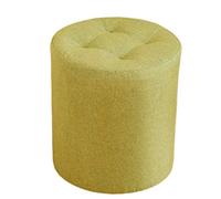 decoración de Sala de Estar, Taburete Multiuso Reposapiés de Suelo cómodo for Interior y Exterior, puf otomano tapizado y Acolchado(Green,32x32x28cm)