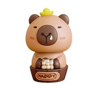 Decoración de salpicadero de coche genérica | Figura solar Capybara,Accesorio decorativo Vehículo Camión Trabajo Diario Road Trip Camping Casa Oficina