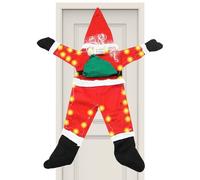 Decoración De Santa Claus Para Trepar,Decoración Para Escalada De Temporada - Vestimenta De Papá Noel Para Pared Exterior | Para Uso En Interior Exterior Reuniones Aula Puerta Ventana Pared Porche Pat