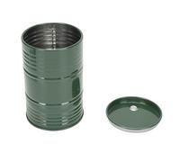 Decoración de Tambores de Aceite RC, Alta Simulación Fácil de Instalar una Decoración de Metal de un Tanque de para una Habitación en Escala 1/8 y 1/10 (Green)